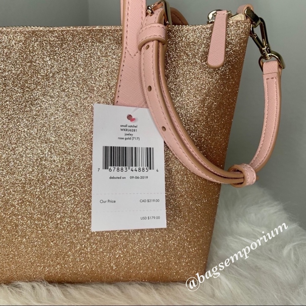 💫SALE 💫 Kate Spade Joeley SM Glitter Satchel Bag - Picture 8 of 8